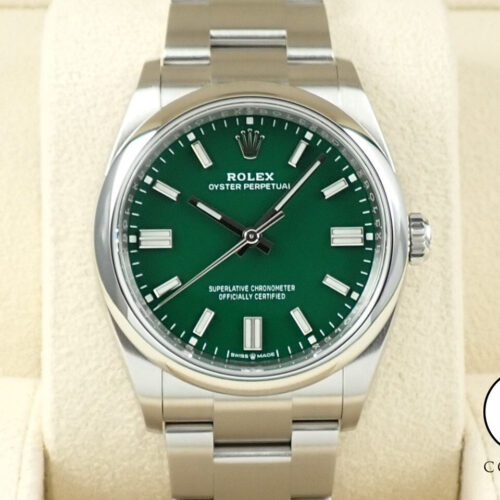 ロレックス オイスターパーペチュアル36 Ref.126000 ステンレススチール グリーン文字盤 商品画像1