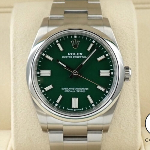 ロレックス オイスターパーペチュアル36 Ref.126000 ステンレススチール グリーン文字盤 商品画像1