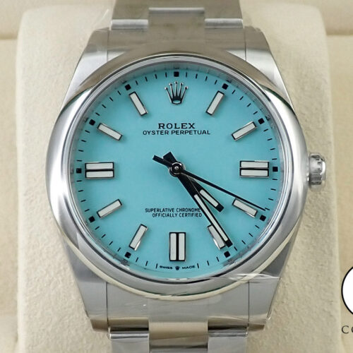 ロレックス オイスターパーペチュアル41 Ref.124300 ステンレススチール ターコイズ文字盤 商品画像1
