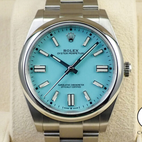 ロレックス オイスターパーペチュアル41 Ref.124300 ステンレススチール ターコイズ文字盤 商品画像1
