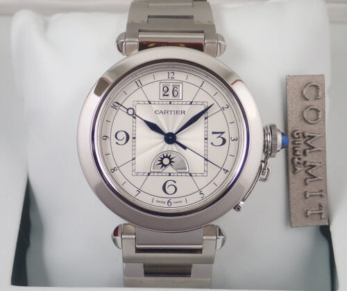 カルティエ パシャ Ref.W31093M7 シルバー文字盤 中古 pashaxl 商品画像1