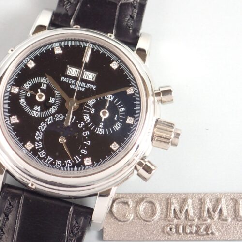 パテックフィリップ パーペチュアルカレンダー Ref.5004P ブラックダイヤインデックス文字盤 中古 perpetual-calendar-6 商品画像1