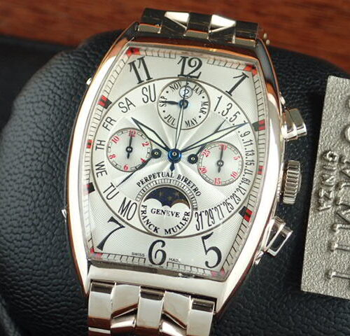 フランクミュラー パーペチュアルカレンダー Ref.6850CCQPB シルバーギョウシェ文字盤 中古 perpetual-calender 商品画像1