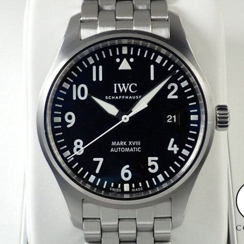 IWC パイロットウォッチ　マークXVIII Ref.IW327011 ブラック文字盤 中古 0W3S5CTK 商品画像1