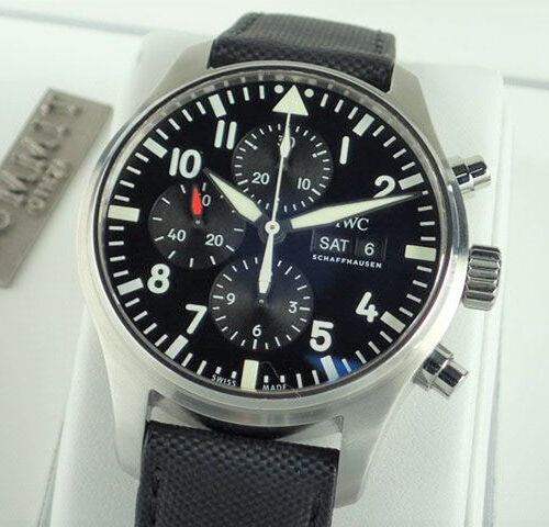 IWC パイロットウォッチ Ref.IW377710 ブラック文字盤 中古 pilot-6 商品画像1