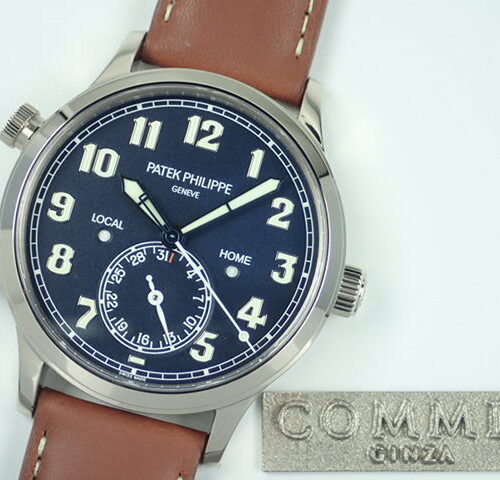 パテックフィリップ カラトラバ Ref.5524G-001 ブルーヴァニッシュ文字盤 未使用 pilot-traveltime-2 商品画像1