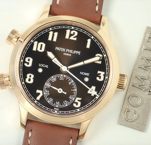 パテックフィリップ カラトラバ Ref.7234R-001 ブラウンソレイユ文字盤 未使用 pilot-traveltime-4 商品画像1