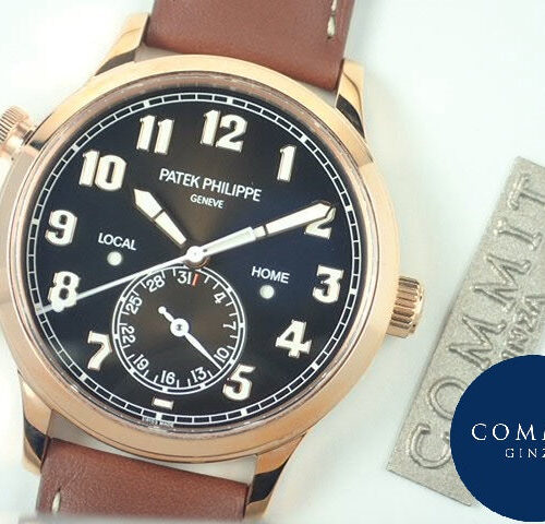 パテックフィリップ カラトラバ Ref.5524R-001 ブラウンソレイユ文字盤 未使用 pilot-traveltime-6 商品画像1