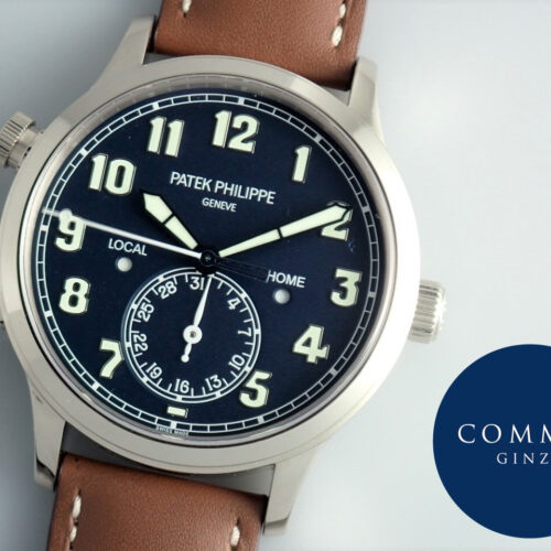 パテックフィリップ カラトラバ Ref.5524G-001 ブルーヴァニッシュ文字盤 中古 pilot-traveltime-9 商品画像1