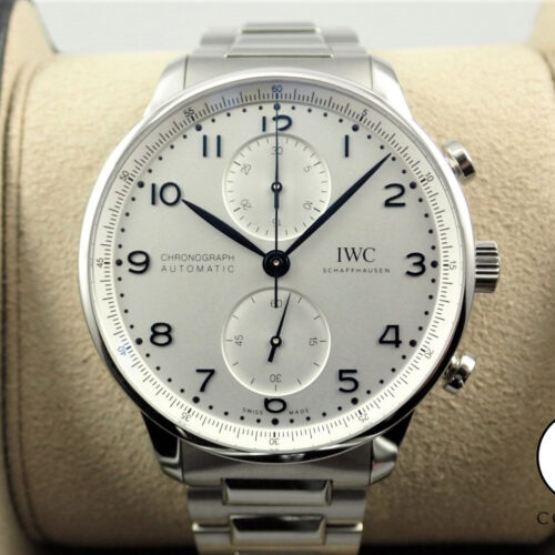 IWC ポルトギーゼ クロノグラフ Ref.IW371617 シルバー文字盤 未使用 Y15S7K8L 商品画像1