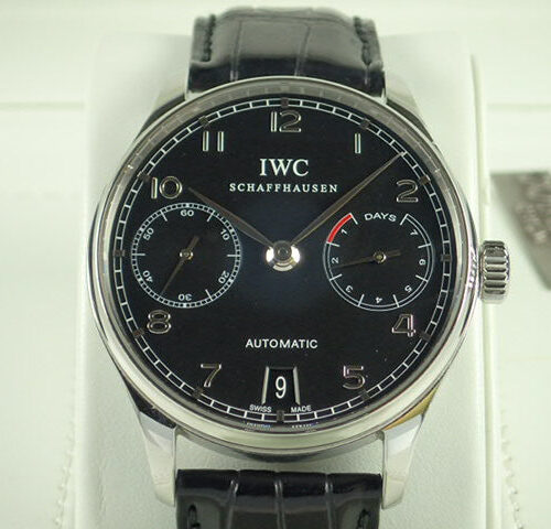 IWC ポルトギーゼ Ref.IW500109 ブラック文字盤 中古 portuguese 商品画像1