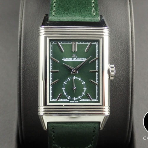 ジャガールクルト レベルソ トリビュート スモールセコンド Ref.Q3978430 グリーン文字盤 極美品 0HPWJA5F 商品画像1