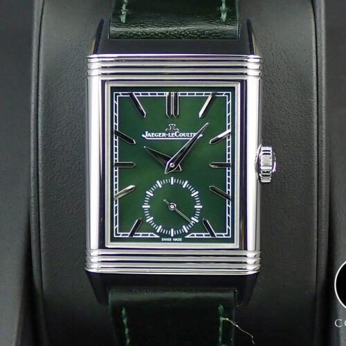 ジャガールクルト レベルソ トリビュート スモールセコンド Ref.Q3978430 グリーン文字盤 中古 6SHK76VX 商品画像1