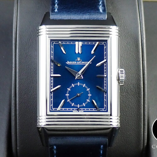 ジャガールクルト レベルソ トリビュート デュオ Ref.Q3988482 ブルー/シルバー文字盤 中古 6Z227117 商品画像1