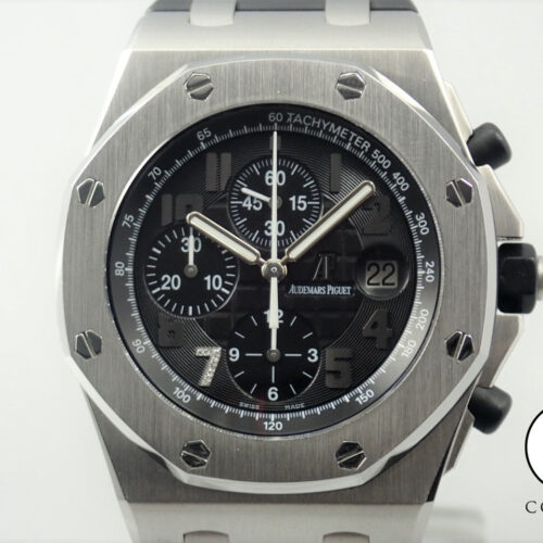 オーデマピゲ ロイヤルオーク オフショア クロノグラフ GINZA7 Ref.26180ST.OO.D101CR.01 ステンレススチール ブラック文字盤 商品画像1