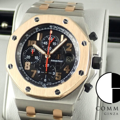 オーデマピゲ ロイヤルオーク オフショア クロノグラフ Ref.26079IR.OO.1000IR.01 チタン/ピンクゴールド ブラック文字盤 商品画像1