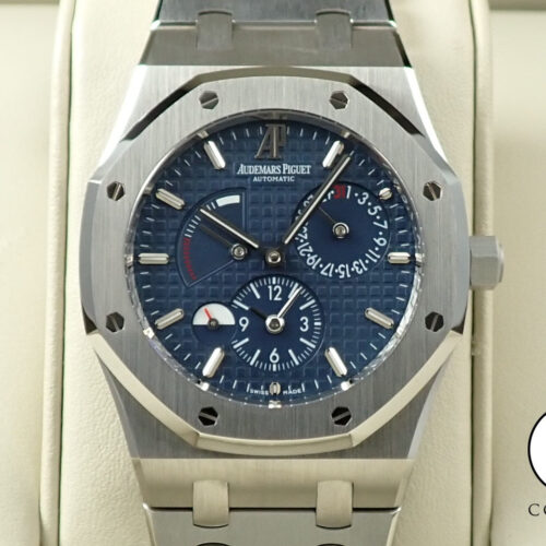 オーデマピゲ ロイヤルオーク デュアルタイム Ref.26120ST.OO.1220ST.02 ステンレススチール ブルー文字盤 商品画像1
