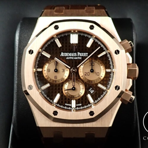 オーデマピゲ ロイヤルオーク クロノグラフ Ref.26331OR.OO.D821CR.01 ピンクゴールド ブラウン文字盤 商品画像1