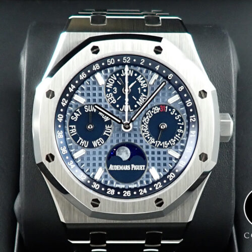 オーデマピゲ ロイヤルオーク パーペチュアルカレンダー Ref.26574ST.OO.1220ST.03 ステンレススチール ナイトブルー文字盤 商品画像1