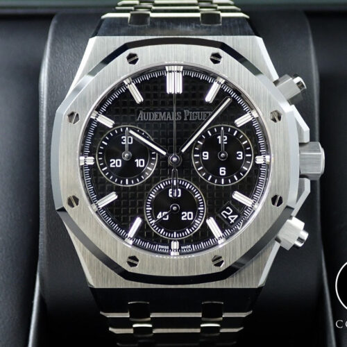 オーデマピゲ ロイヤルオーク クロノグラフ 50周年記念 Ref.26240ST.OO.1320ST.02 ステンレススチール ブラック文字盤 商品画像1