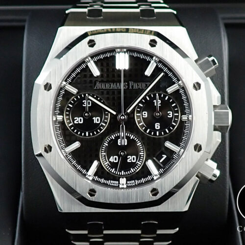 オーデマピゲ ロイヤルオーク クロノグラフ 50周年記念 Ref.26240ST.OO.1320ST.02 ステンレススチール ブラック文字盤 商品画像1