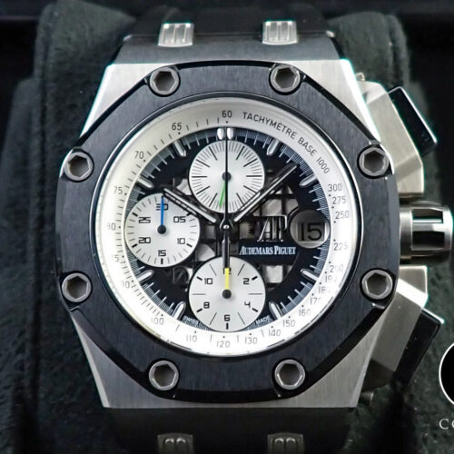 オーデマピゲ ロイヤルオーク オフショア クロノグラフ ルーベンスバリチェロ Ref.26078IO.OO.D001VS.01 チタン/セラミック ブラック文字盤 商品画像1