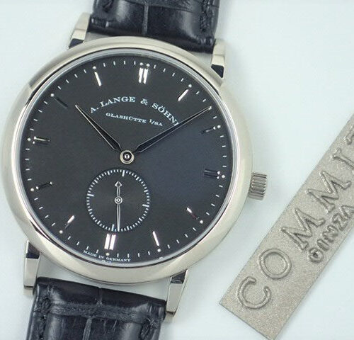 A.ランゲ&ゾーネ サクソニア Ref.215.029 ブラック文字盤 中古 saxonia-4 商品画像1