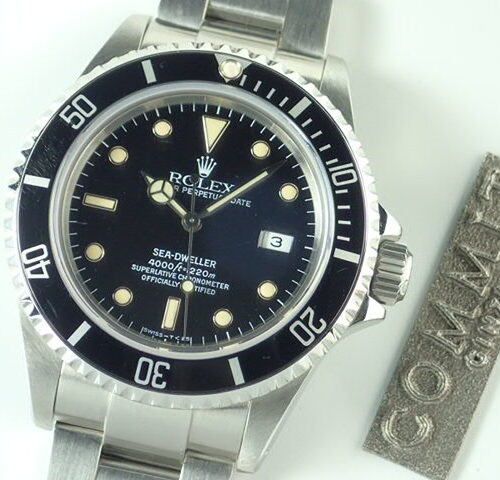 ロレックス シードゥエラー Ref.16600 ブラック文字盤 中古 sea-dweller-41 商品画像1