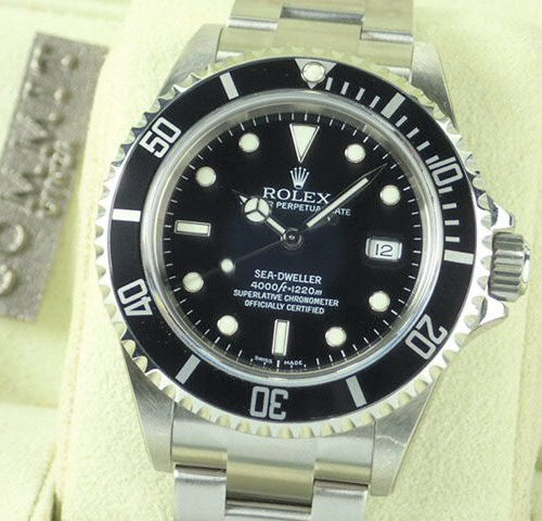 ロレックス シードゥエラー Ref.16600 ブラック文字盤 未使用 sea-dweller-49 商品画像1