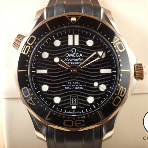オメガ シーマスター ダイバー 300M コーアクシャル マスター クロノメーター 42MM Ref.210.22.42.20.01.002 ブラック文字盤 美品 H1HPWJCK 商品画像1