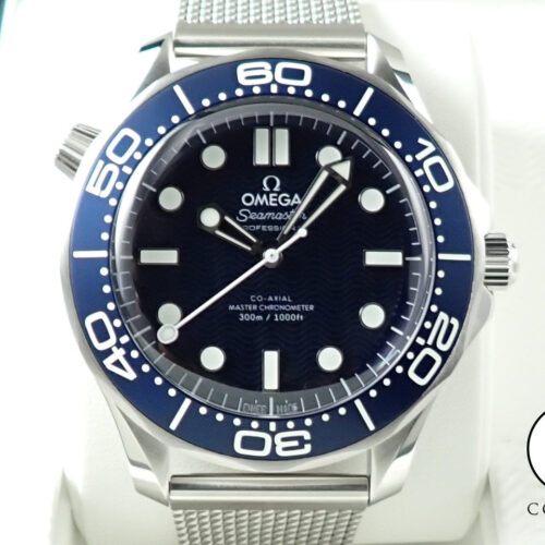 オメガ シーマスター ダイバー 300M コーアクシャル マスター クロノメーター 42MM Ref.210.30.42.20.03.002 ブルー文字盤 未使用 M961YL17 商品画像1