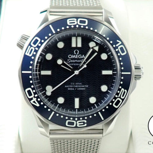 オメガ シーマスター ダイバー 300M コーアクシャル マスター クロノメーター 42MM Ref.210.30.42.20.03.002 ブルー文字盤 未使用 9958J415 商品画像1