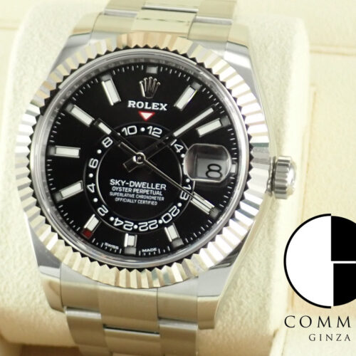 ロレックス スカイドゥエラー Ref.326934 ブラック文字盤 未使用 sky-dweller-22 オイスターブレスレット 商品画像1
