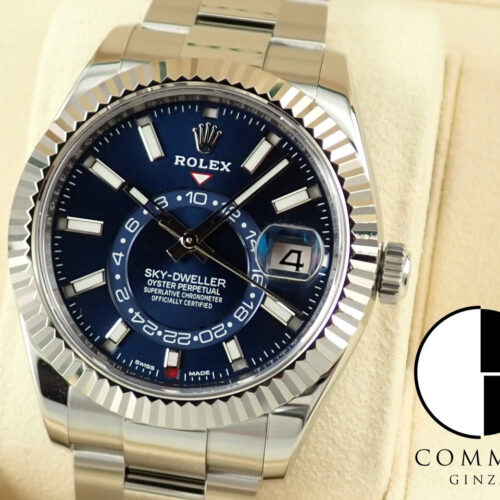 ロレックス スカイドゥエラー Ref.326934 ブルー文字盤 中古 sky-dweller-26 オイスターブレスレット 商品画像1