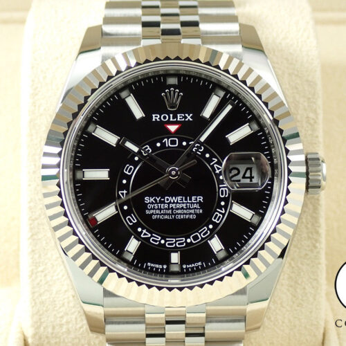 ロレックス スカイドゥエラー Ref.336934 ステンレススチール/ホワイトゴールド ブラック文字盤 ジュビリーブレスレット 未使用 Z3488693 商品画像1
