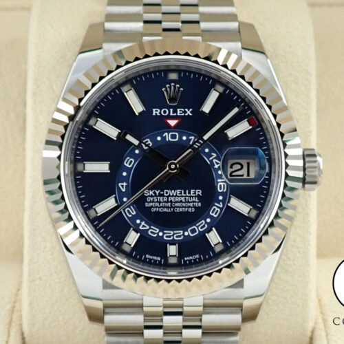 ロレックス スカイドゥエラー Ref.326934 ステンレススチール/ホワイトゴールド ブルー文字盤 ジュビリーブレスレット 未使用 HP1S47J1 商品画像1