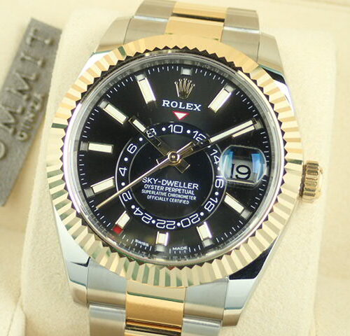 ロレックス スカイドゥエラー Ref.326933 ブラック文字盤 未使用 sky-dweller-5 オイスターブレスレット 商品画像1