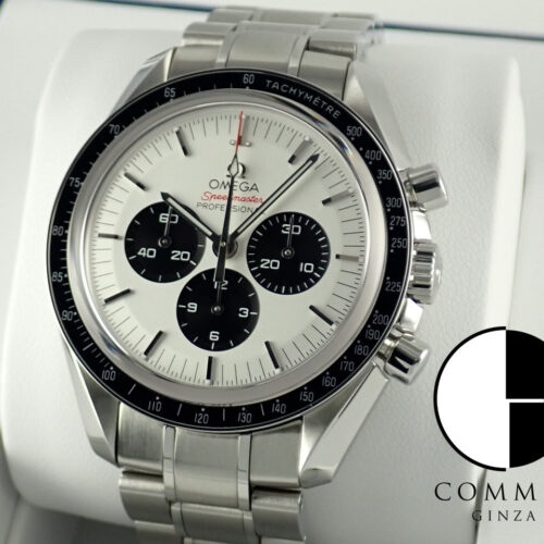 オメガ スピードマスター クロノグラフ 42mm 東京2020 リミテッド エディション Ref.522.30.42.30.04.001 シルバー文字盤 極美品 R6US45ST 商品画像1