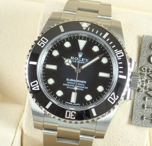 ロレックス サブマリーナー Ref.114060 ブラック文字盤 未使用 submariner-112 商品画像1