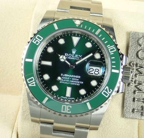 ロレックス サブマリーナー Ref.116610LV グリーン文字盤 未使用 submariner-158 商品画像1