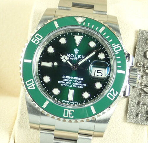 ロレックス サブマリーナー Ref.116610LV グリーン文字盤 中古 submariner-204 商品画像1