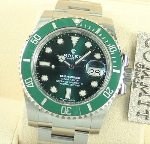 ロレックス サブマリーナー Ref.116610LV グリーン文字盤 美品 submariner-208 商品画像1