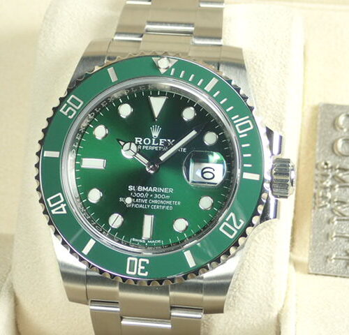 ロレックス サブマリーナー Ref.116610LV グリーン文字盤 未使用 submariner-215 商品画像1