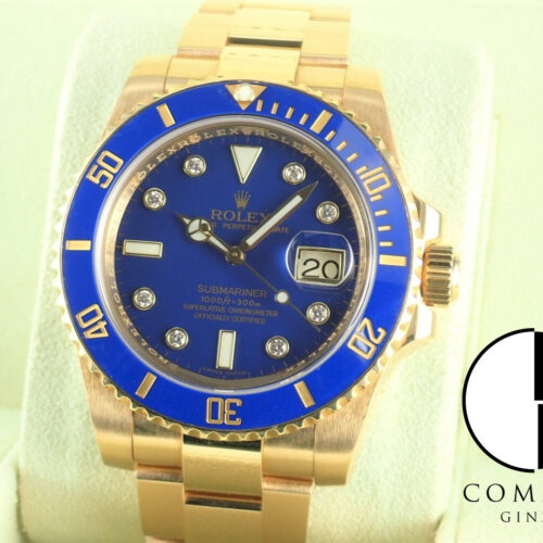 ロレックス サブマリーナー Ref.116618GLB ブルー文字盤 中古 submariner-384 商品画像1