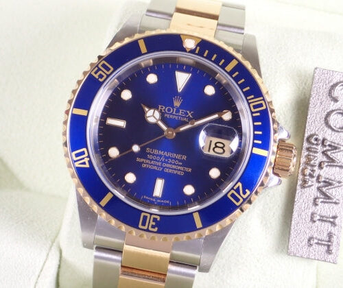 ロレックス サブマリーナー Ref.16613 ブルー文字盤 中古 submariner-59 商品画像1