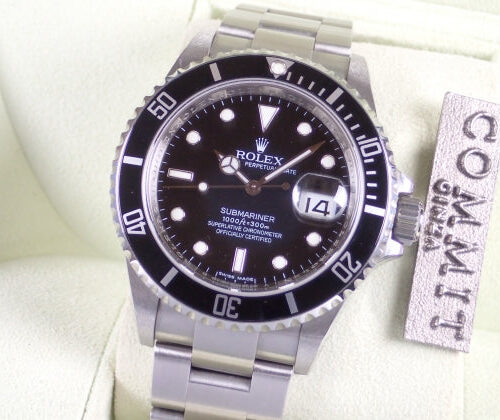 ロレックス サブマリーナー Ref.16610 ブラック文字盤 中古 submariner-62 商品画像1