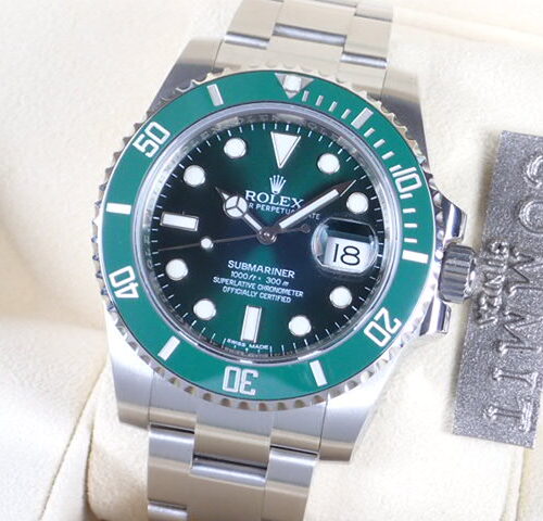 ロレックス サブマリーナー Ref.116610LV グリーン文字盤 未使用 submariner-75 商品画像1
