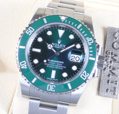 ロレックス サブマリーナー Ref.116610LV グリーン文字盤 未使用 submariner-77 商品画像1