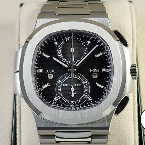 パテックフィリップ ノーチラス トラベルタイム クロノグラフ Ref.5990/1A-001 ステンレススチール ブラックグラデーション文字盤 商品画像1