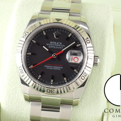 ロレックス デイトジャスト Ref.116264 ブラック文字盤 中古 turn-o-graph-15 商品画像1